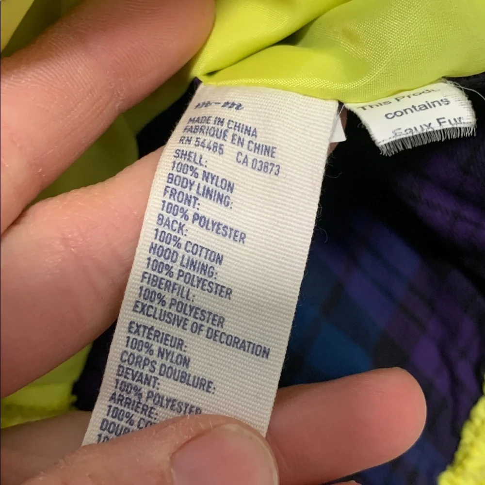 Y2K American Eagle Yellow Puffer Vest Size Medium